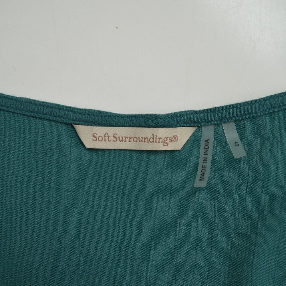 Soft Surroundings Katherine Gauze Crepe Dress - Picture 7 of 7